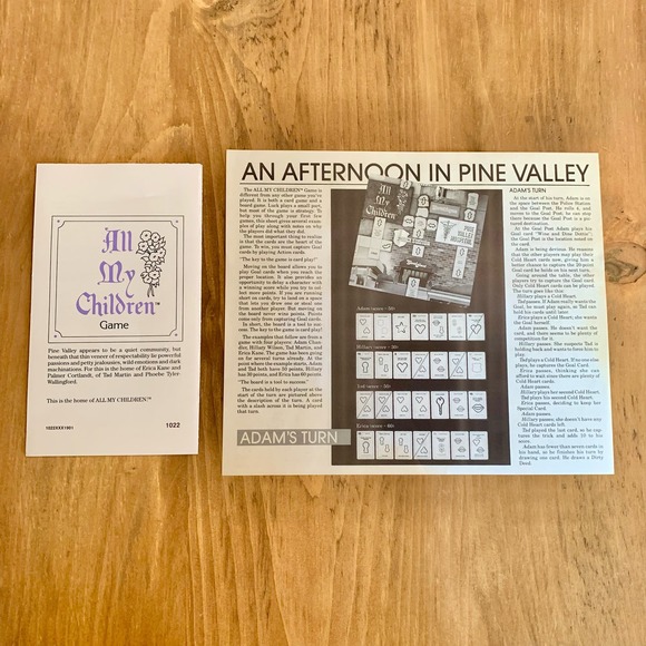 1985 All My Children Vintage Board Game of Romance & Intrigue by TSR Complete - Picture 12 of 13